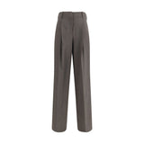 P.A.R.O.S.H. Gray Elastane Dress Pants