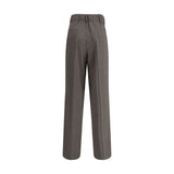 P.A.R.O.S.H. Gray Elastane Dress Pants