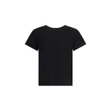 PINKO Black Cotton T-Shirt
