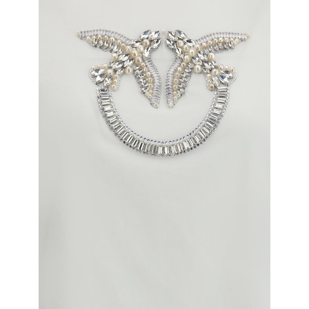 PINKO White Cotton T-Shirt