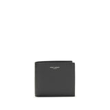 Saint Laurent Black Calf Leather Bos Taurus Wallet
