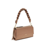 Coccinelle Beige Calf Leather Bos Taurus Shoulder Bag
