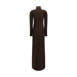 Tom Ford Brown Cashmere Casual Dress