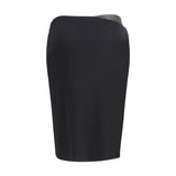 Versace Black Viscose Skirt
