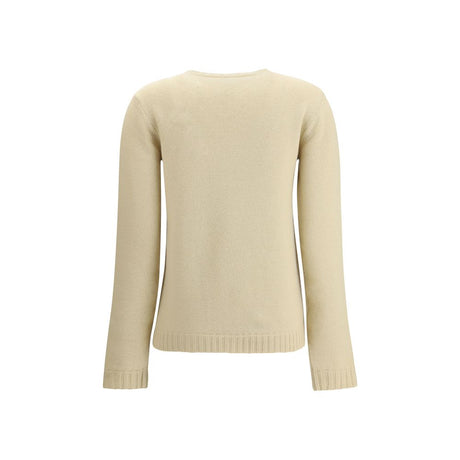 Valentino Cream Fleece Wool Sweatshirt