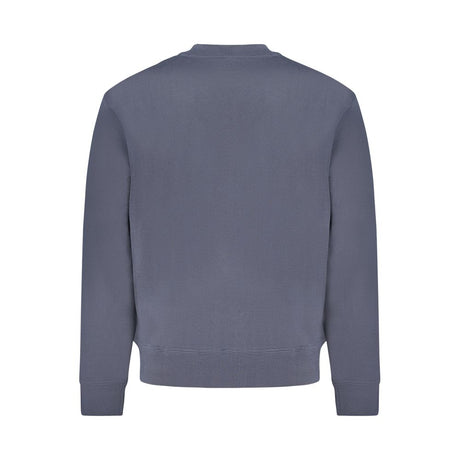 Hugo Boss Blue Cotton Men Sweatshirt