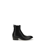 Tom Ford Black Calf Leather Bos Taurus Chelsea Boots