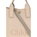 Chloé Beige Cotton Handbag