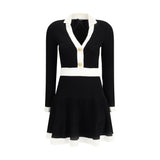 Balmain Black Viscose Casual Dress