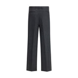 Vivienne Westwood Gray Fleece Wool Casual Pants