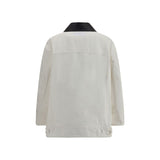 Givenchy White Cotton Denim Jacket