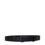 Max Mara Black Leather Regular Belt