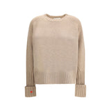 Tory Burch Beige Merino Wool Sweatshirt