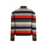 Tory Burch Multicolor Merino Wool Turtleneck