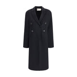 Tory Burch Black Wool Coat