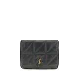Saint Laurent Black Lamb Ovis Aries Aries Shoulder Bag