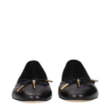 Chloé Black Leather Ballet Flats