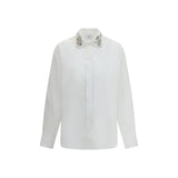Alexander McQueen White Cotton Dress Shirt
