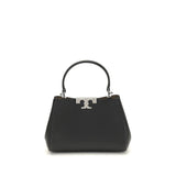 Tory Burch Black Calf Leather Bos Taurus Handbag