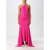 The Attico Fuchsia Jersey Cocktail Dress