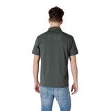 EA7 Emporio Armani Green Cotton Polo Shirt