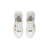 PINKO White Leather Chunky Sneakers