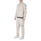 EA7 Emporio Armani Beige Cotton Sweatsuit