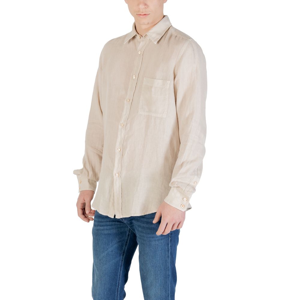 Hugo Boss Beige Linen Shirt