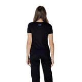 EA7 Emporio Armani Black Cotton Sportswear