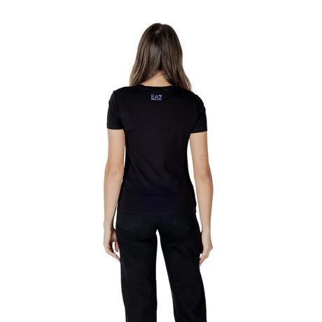 EA7 Emporio Armani Black Cotton Sportswear