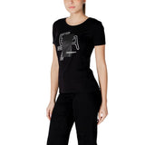 EA7 Emporio Armani Black Cotton T-Shirt