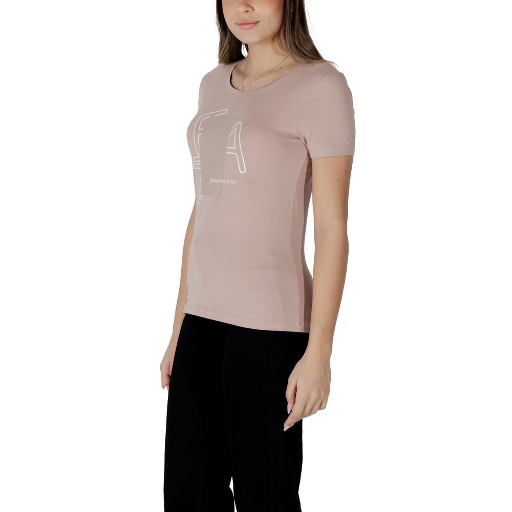 EA7 Emporio Armani Pink Cotton Sportswear