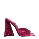 The Attico Pink Plastic Platform Sandals