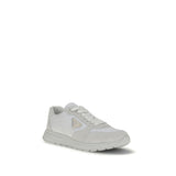 Prada White Recycled Polyamide Athletic Sneakers