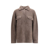 P.A.R.O.S.H. Brown Raccoon Fur Cardigan