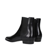 Celine Black Leather Ankle Boots