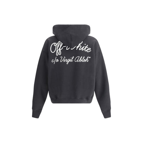 Off-White Black Cotton Sweatshirt