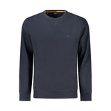 Hugo Boss Blu Cotton Men Sweatshirt