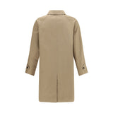 Burberry Brown Cotton Coat