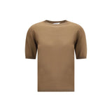Max Mara Brown Fleece Wool Top