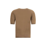 Max Mara Brown Fleece Wool Top