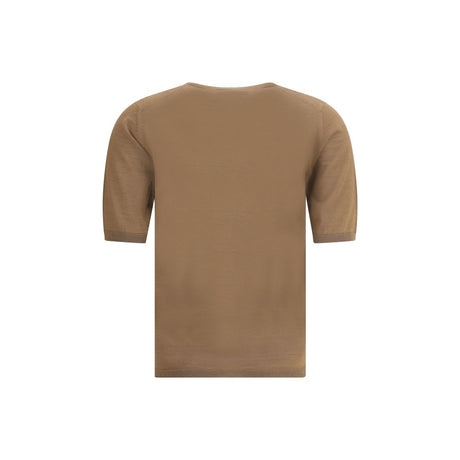 Max Mara Brown Fleece Wool Top