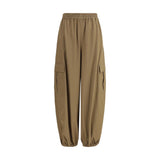 Max Mara Beige Cotton Cargo Pants