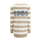 Max Mara Multicolor Fleece Wool Cardigan