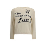 Max Mara Cream Cotton Sweatshirt