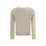 Max Mara Cream Cotton Sweatshirt