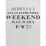 Max Mara White Cotton T-Shirt