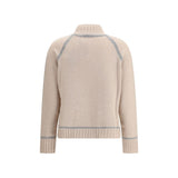 Max Mara Beige Wool Turtleneck