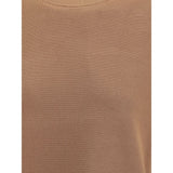 Max Mara Brown Polyester T-Shirt