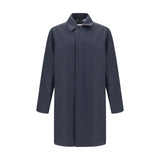 Burberry Blue Cotton Coat